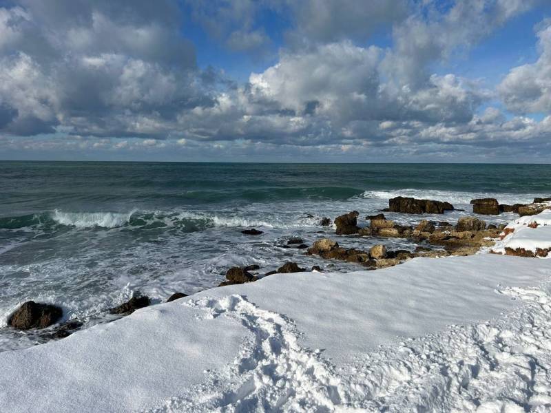 От снежного Севастополя остались только воспоминания ... и шедевральные снимки