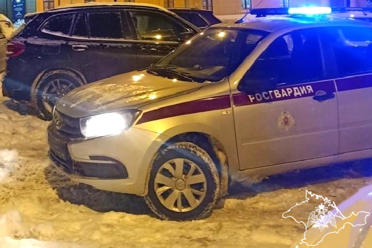 Нетрезвый водитель задержан росгвардейцами в Бахчисара