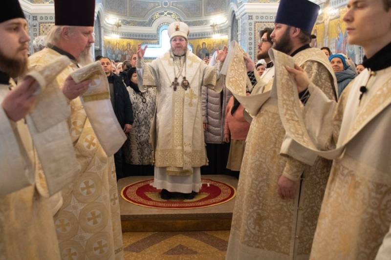 В Херсонесе православные отпраздновали Крещение Господне