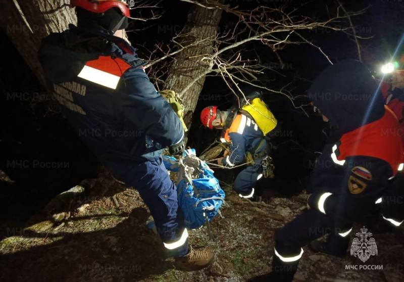 Оказали помощь в горах в ГО Ялта