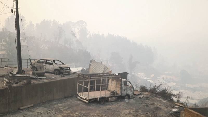 Лесные пожары в Чили: уже 18 жертв