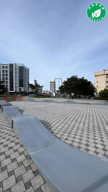 На территории рядом с Гагаринской администрацией специалистами выполнен ремонт памп-трека