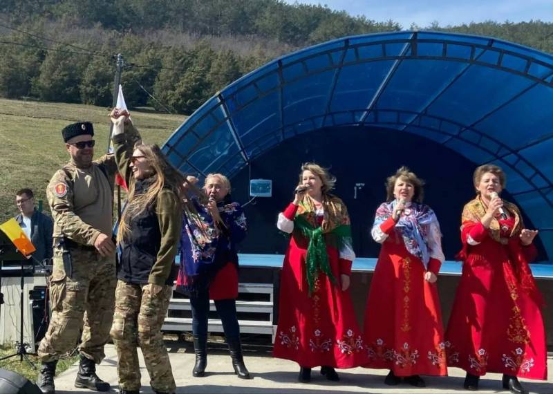 В ТОС «Черноречье» прошло спортивно-патриотическое мероприятие «Русская весна»