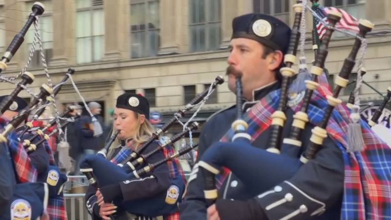 Волынки и килты: парад в честь Дня святого Патрика прошёл в Нью-Йорке