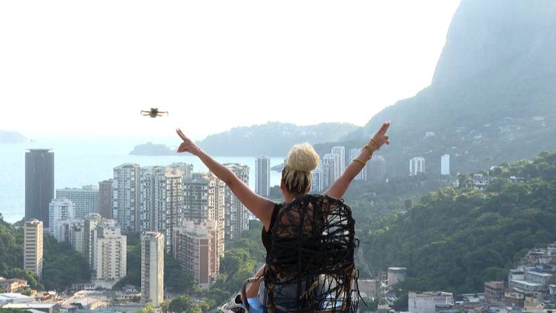 Терраса в фавеле в Рио-де-Жанейро превратилась в популярное туристическое место