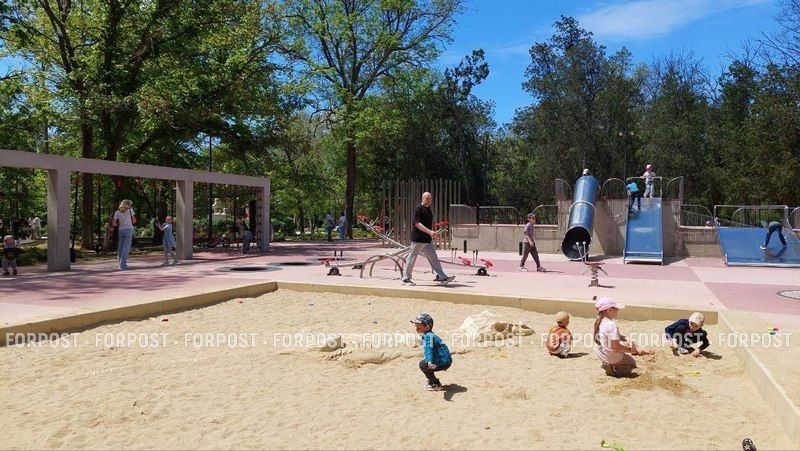 Полным ходом идёт реконструкция Сакского курортного парка, заложенного на западе Крыма ещё в 1891 году