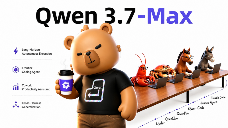Релиз Qwen3.7-Max: лучше Claude Opus 4.6 на SWE-bench Pro