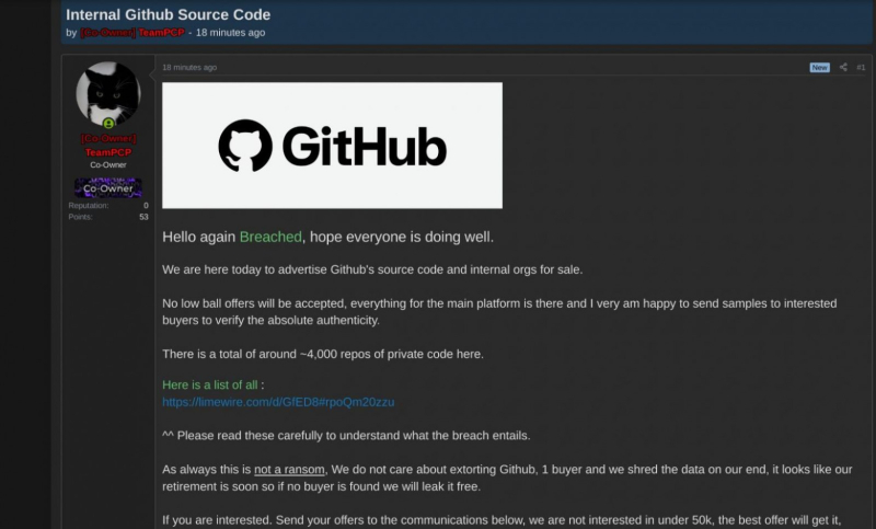 Роскомнадзор: нет проблем с доступом к GitHub, работает без сбоев API, регистрация пользователей и создание проектов