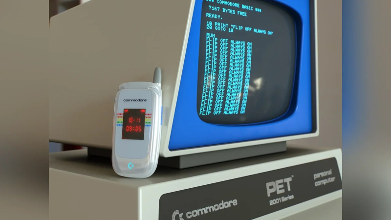 Commodore представила кнопочный смартфон-раскладушку Callback 8020 за 0