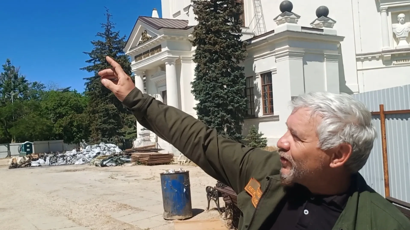 Очевидец атаки на Панораму ночью 10 июня Валерий Ларичев