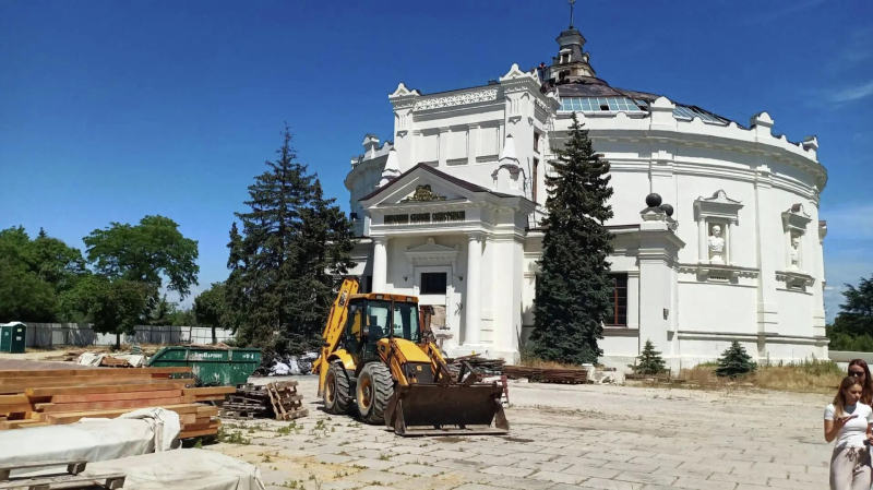 Панорама Оборона Севастополя после пожара из-за атаки ВСУ