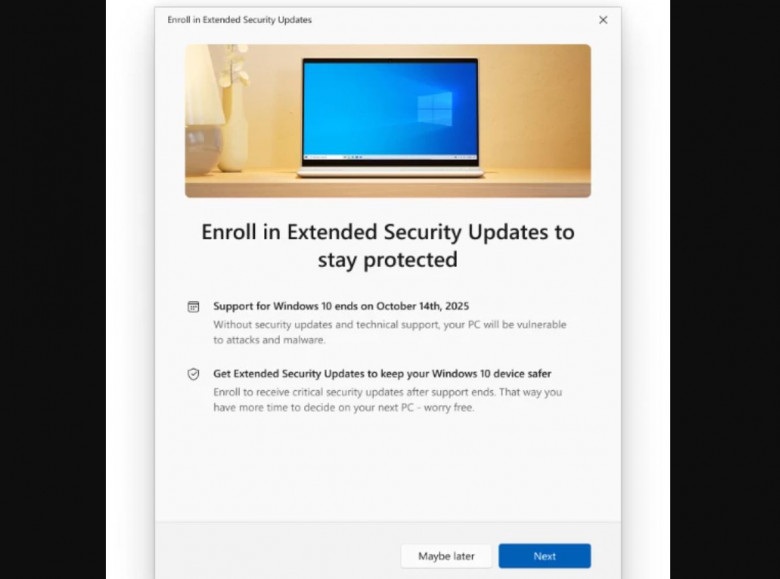 Microsoft продлила поддержку Windows 10&nbsp;до октября 2027 года