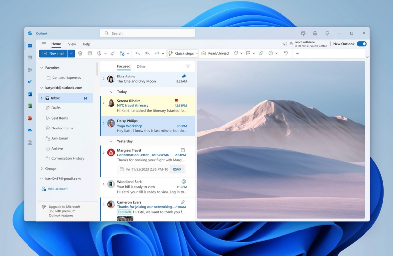 Новый Outlook работает медленнее классической версии