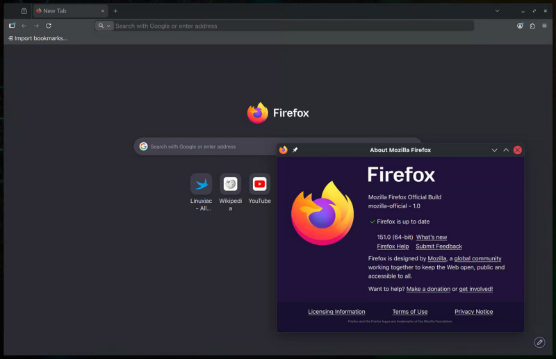 Релиз Firefox 151.0