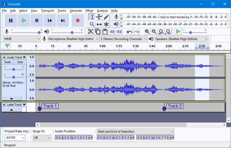 Выпуск открытого редактора звука Audacity 3.7.8