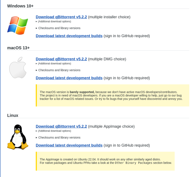 Выпуск qBittorrent 5.2.2