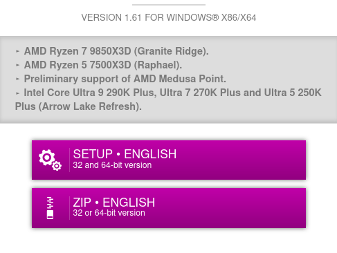 Вышло обновление утилиты HWMonitor 1.61