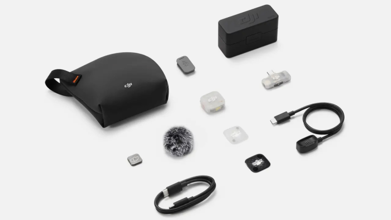 DJI выпустила Mic Mini 2S — беспроводную петличку с 32-битной записью и встроенной в передатчик памятью