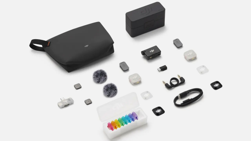 DJI выпустила Mic Mini 2S — беспроводную петличку с 32-битной записью и встроенной в передатчик памятью