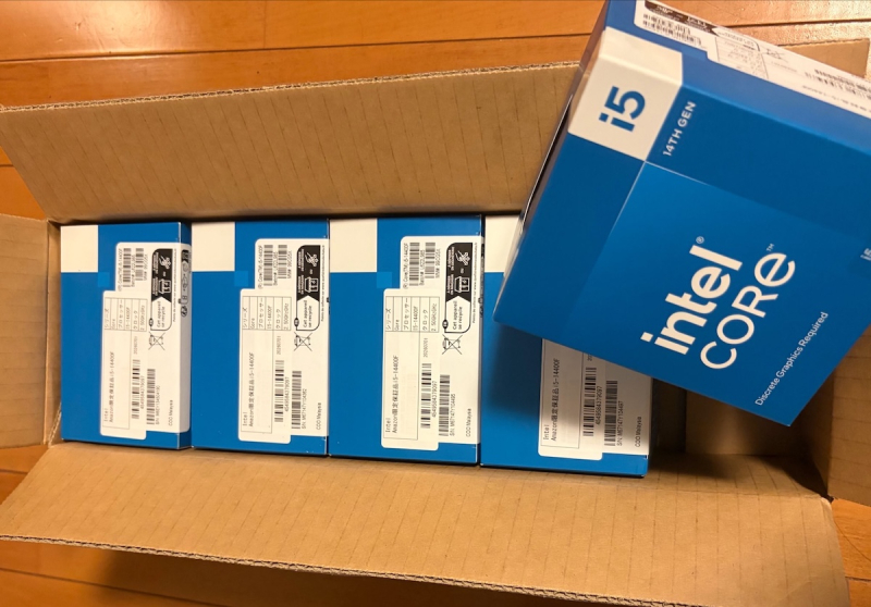 Клиент Amazon в Японии вместо одного процессора Intel Core i5-14400 получил пять таких чипов