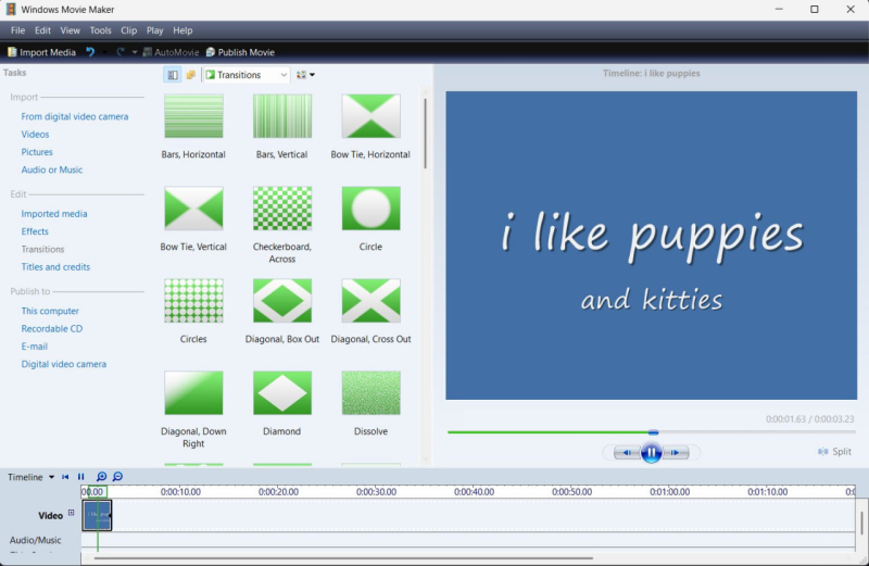Некогда популярный Windows Movie Maker можно скачать на Windows 11