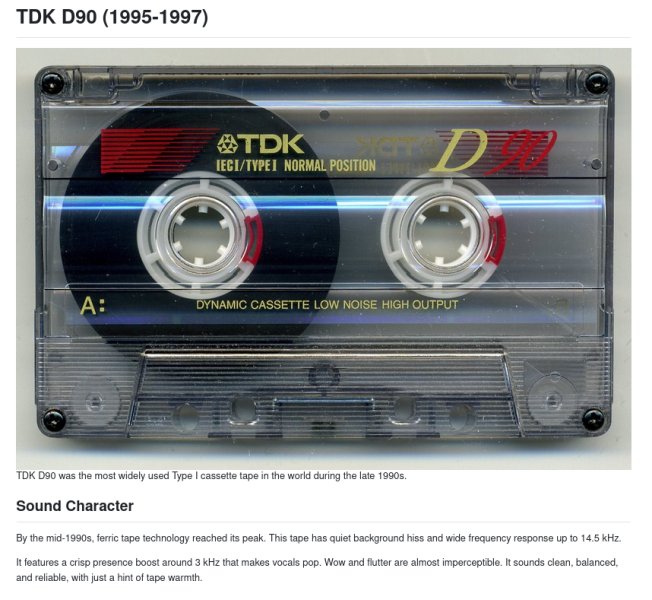 Открытый проект Cassette Simulation позволяет делать имитацию аудиопрофилей кассетной ленты с&nbsp;помощью FFmpeg