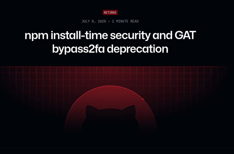 Релиз пакетного менеджера NPM 12.0, в новой версии по умолчанию прекращён запуск скриптов во время установки пакетов