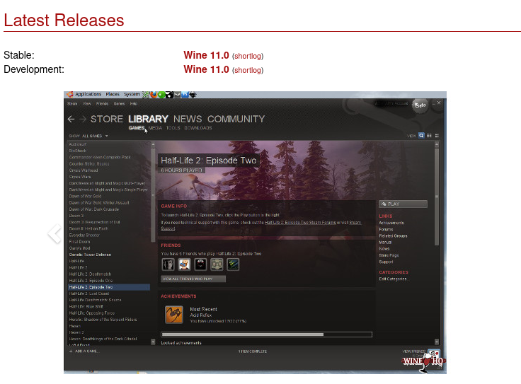 Релиз Wine 11.0