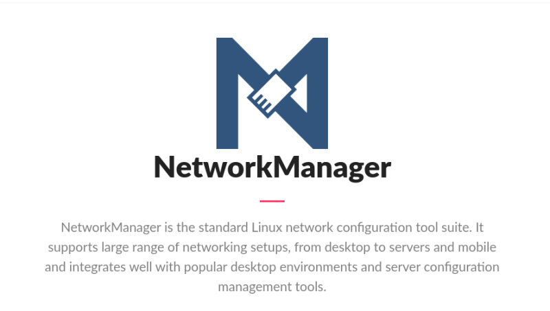 Выпуск интерфейса для&nbsp;упрощения настройки параметров сети NetworkManager 1.56