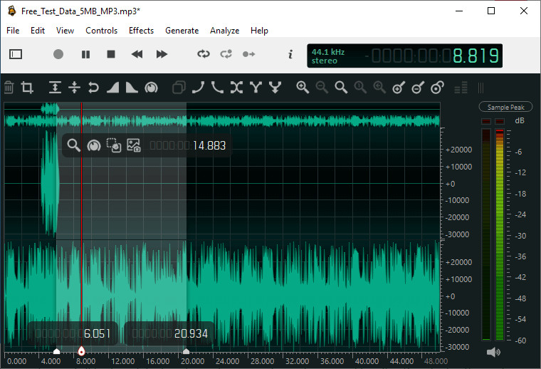 Вышел Ocenaudio 3.20 — бесплатный мультиплатформенный аудио- и музыкальный редактор