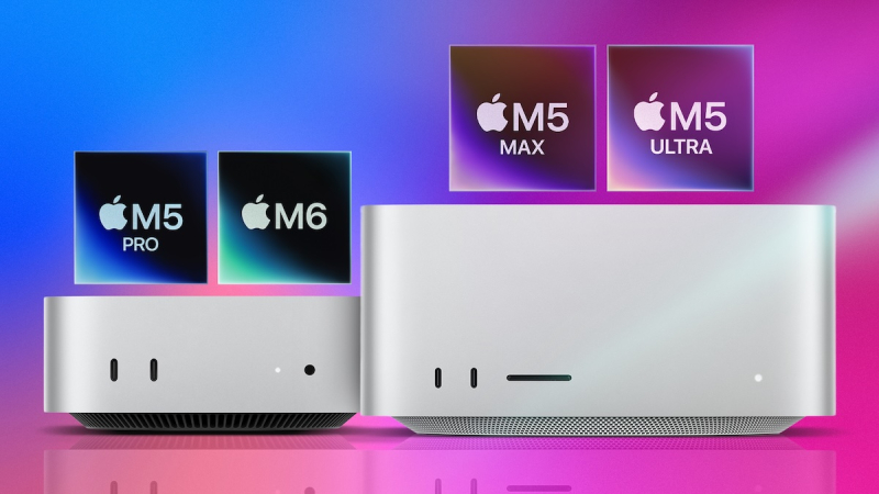 Apple представила Mac Studio с чипами M5 Max и M5 Ultra, а также Mac mini с процессорами M6 и M5 Pro