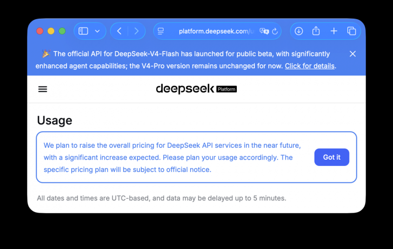 DeepSeek предупредили о «значительном» повышении цен на API
