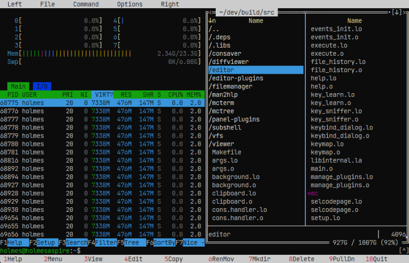 Релиз консольного файлового менеджера Midnight Commander 6.0 (mc6)