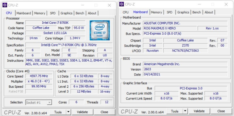 Вышла CPU-Z 2.15