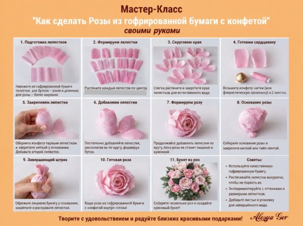 ПОШАГОВЫЙ 🙌 МАСТЕР - КЛАСС 🙌 по Рукоделию