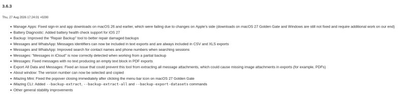 Для iMazing выпустил патч и на Mac опять можно устанавливать ранее удалённые приложения