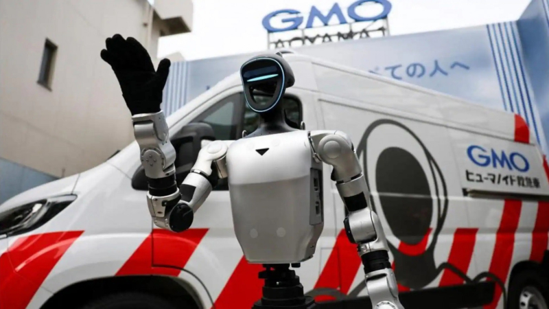 Японская компания GMO AI & Robotics представила проект для роботов GMO Humanoid Ambulance