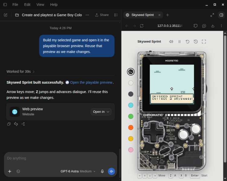 OpenAI подарила участникам конференции DevDay&nbsp;лимитированную версию консоли ModRetro Chromatic