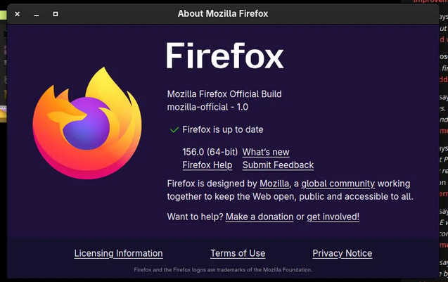 Релиз Firefox 156.0