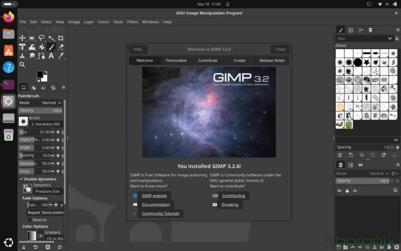 Выпуск GIMP 3.2.6