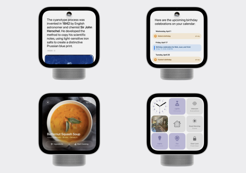 Apple презентовала HomeView — хаб для умного дома с 7-дюймовым дисплеем