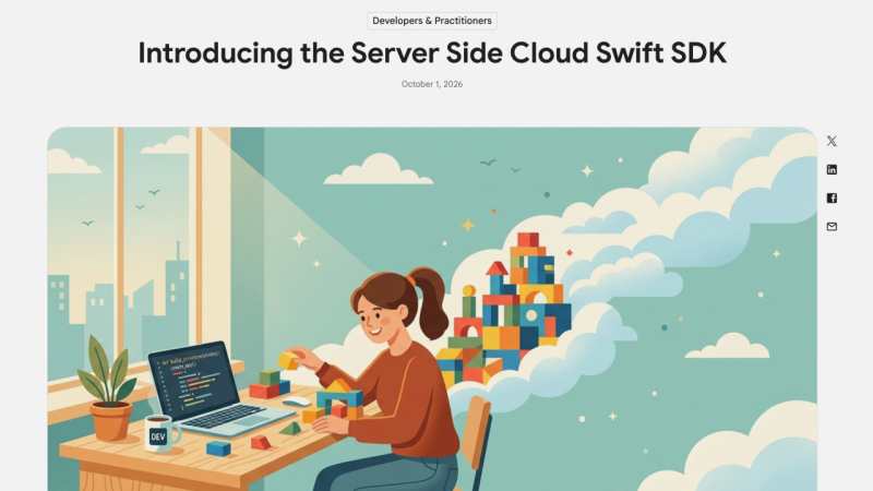 Google выпустила официальный SDK для серверных приложений на Swift