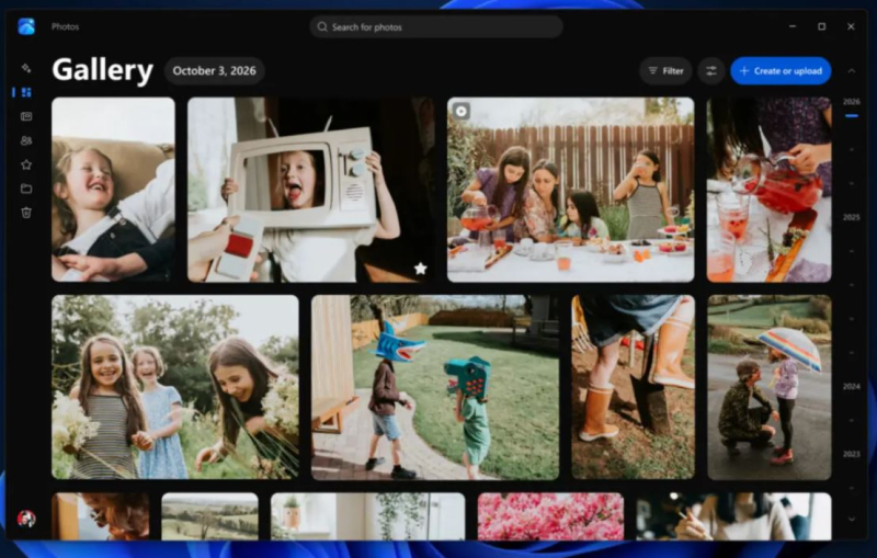 Microsoft представила обновлённое приложение «Фотографии» для Windows 11