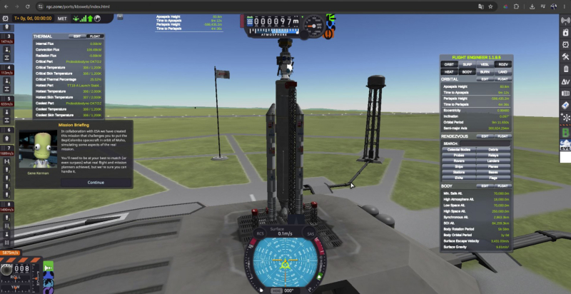 Представлен Kerbal Space Program (KSP) в браузере