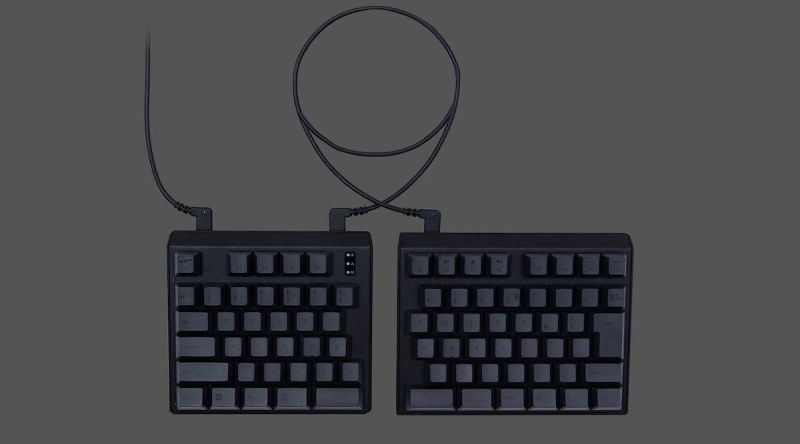 Realforce представила раздельную клавиатуру RS1&nbsp;с&nbsp;бесшумными переключателями