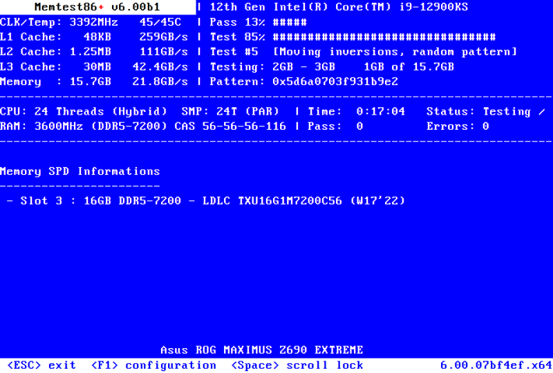 Релиз Memtest86+ v9.00