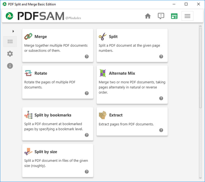 Релиз PDFsam (PDF Split And Merge) 6.0.6