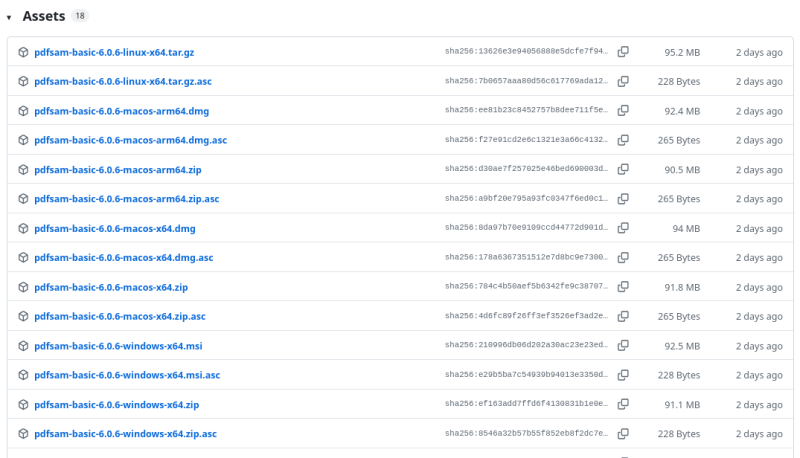 Релиз PDFsam (PDF Split And Merge) 6.0.6