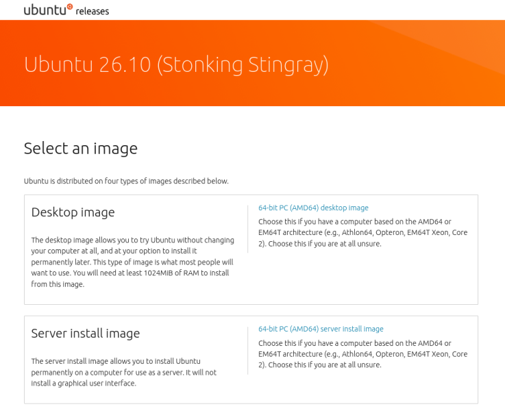 Релиз Ubuntu 26.10 Stonking Stingray (Ошеломляющий Скат)