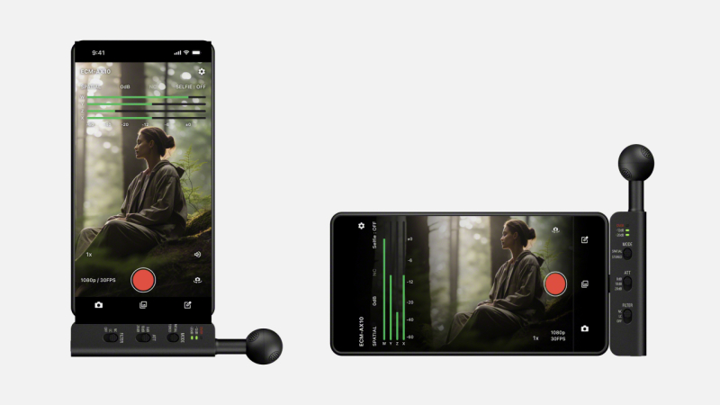 Sony представила микрофон для смартфонов с записью объёмного звука и поддержкой Eclipsa Audio